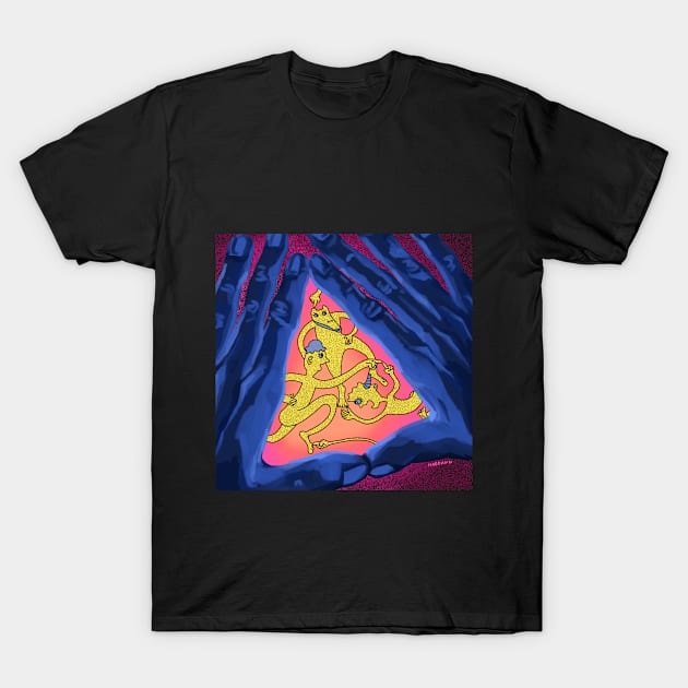 dazzling cascade hands illust poster T-Shirt by dazzling_cascade